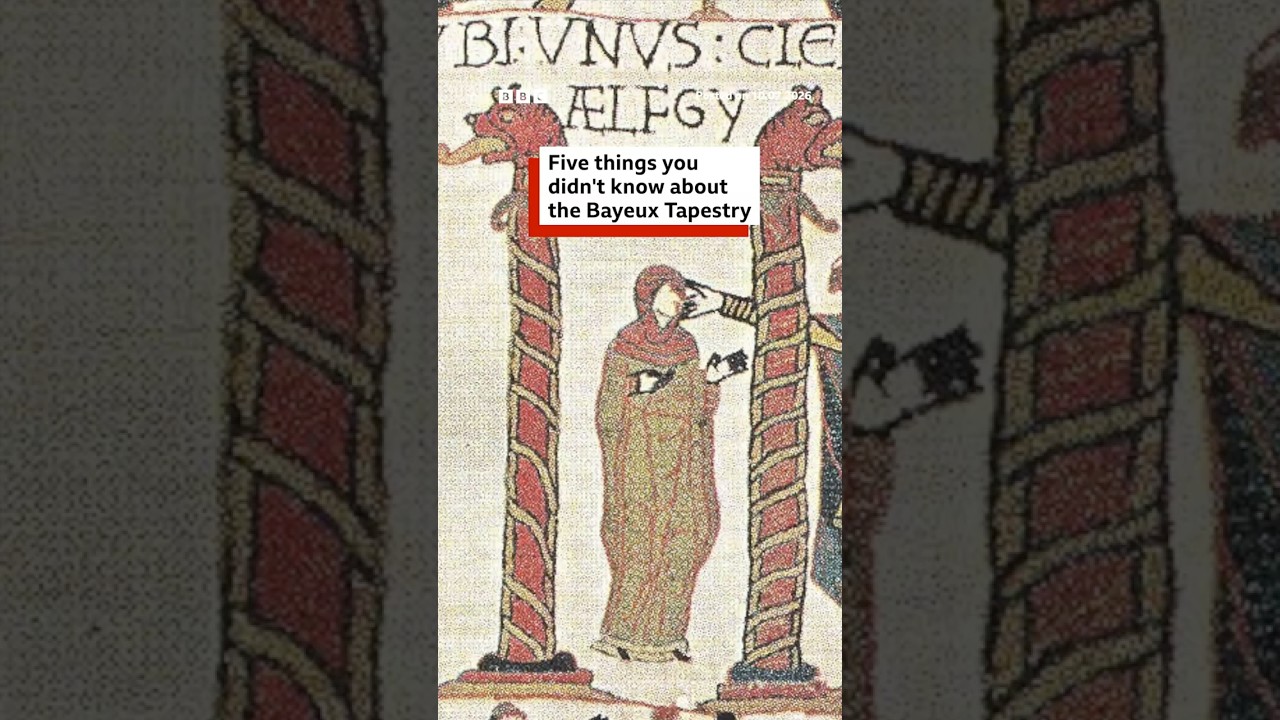 Five things you didn’t know about the Bayeux Tapestry. #BayeuxTapestry #History #BBCNews