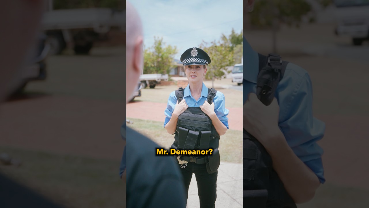 Flirting with a cop