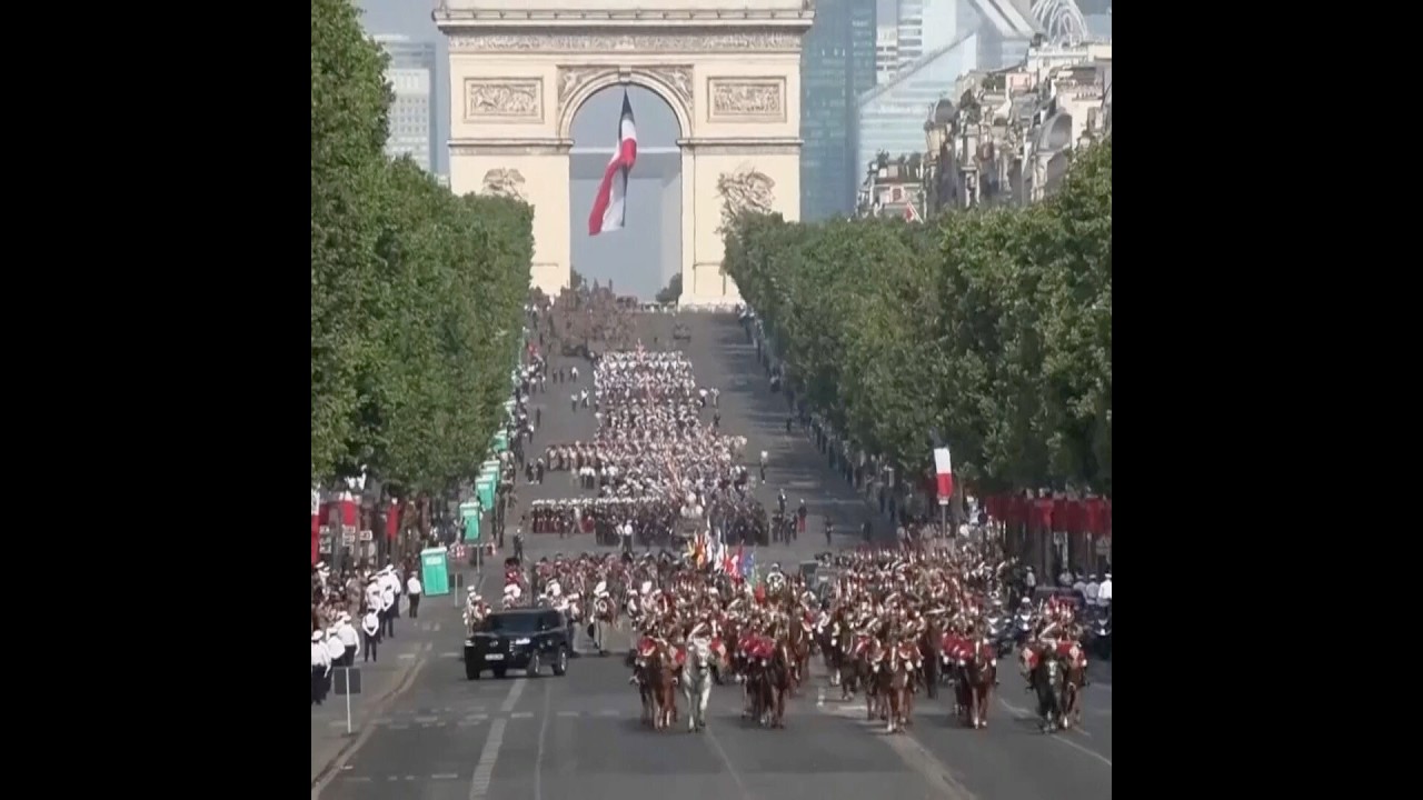 France flaunts firepower as Macron hosts final Bastille Day parade