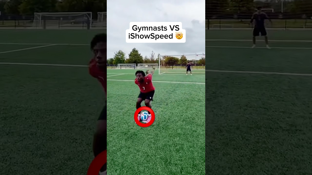 Gymnasts X Soccer ⚽️🔥 #ishowspeed #olympics #fifa #soccer #soccerplayer #gymnastics #sports #futbol