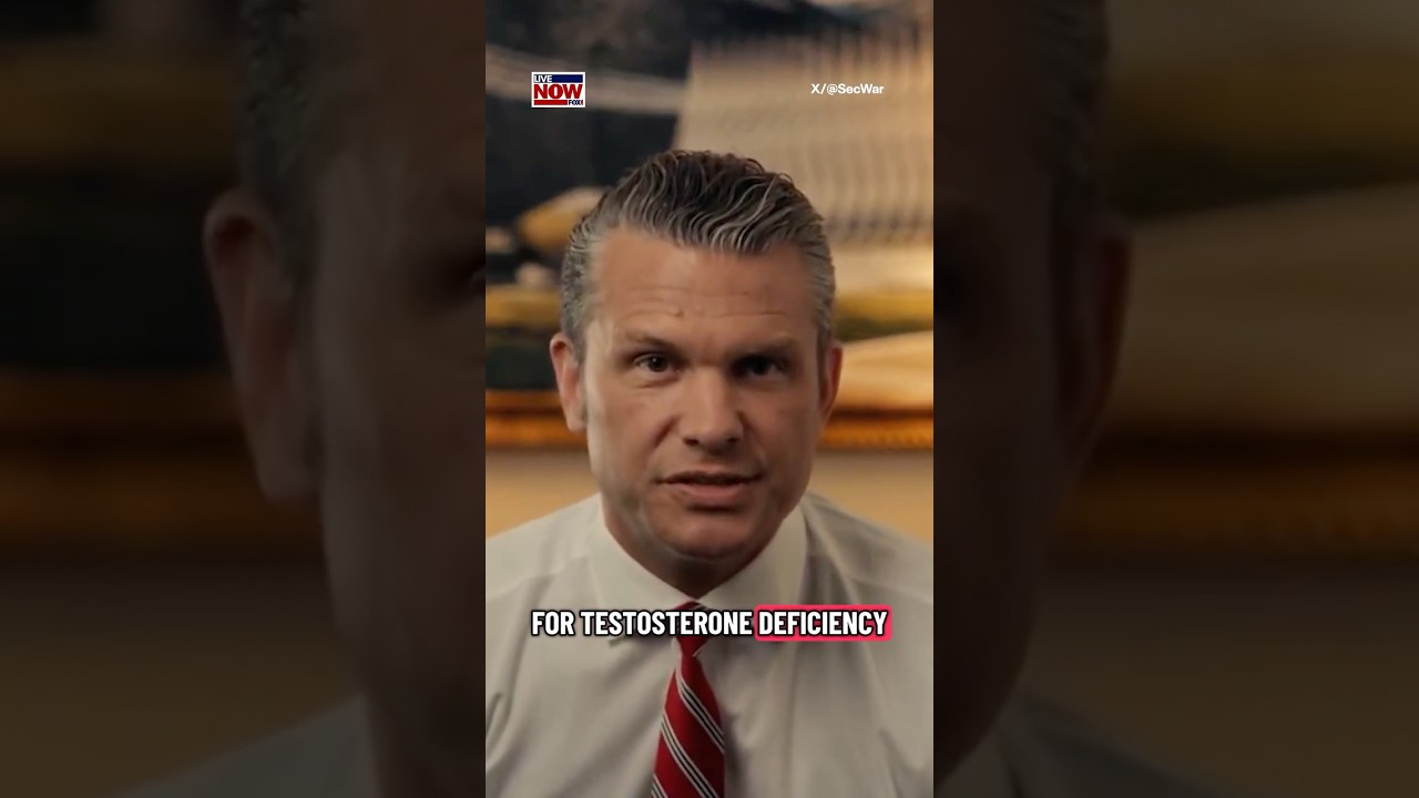 Hegseth on new military testosterone screening policy