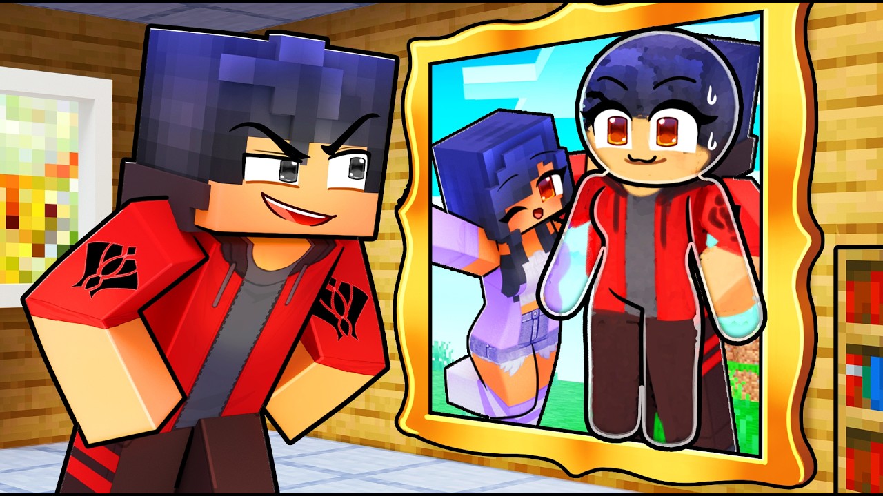 Hiding as AARON in MECCHA CHAMELEON!