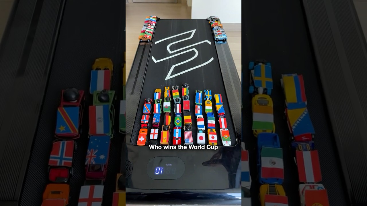Hot Wheels Guess Who Will Win The World Cup! ⚽️