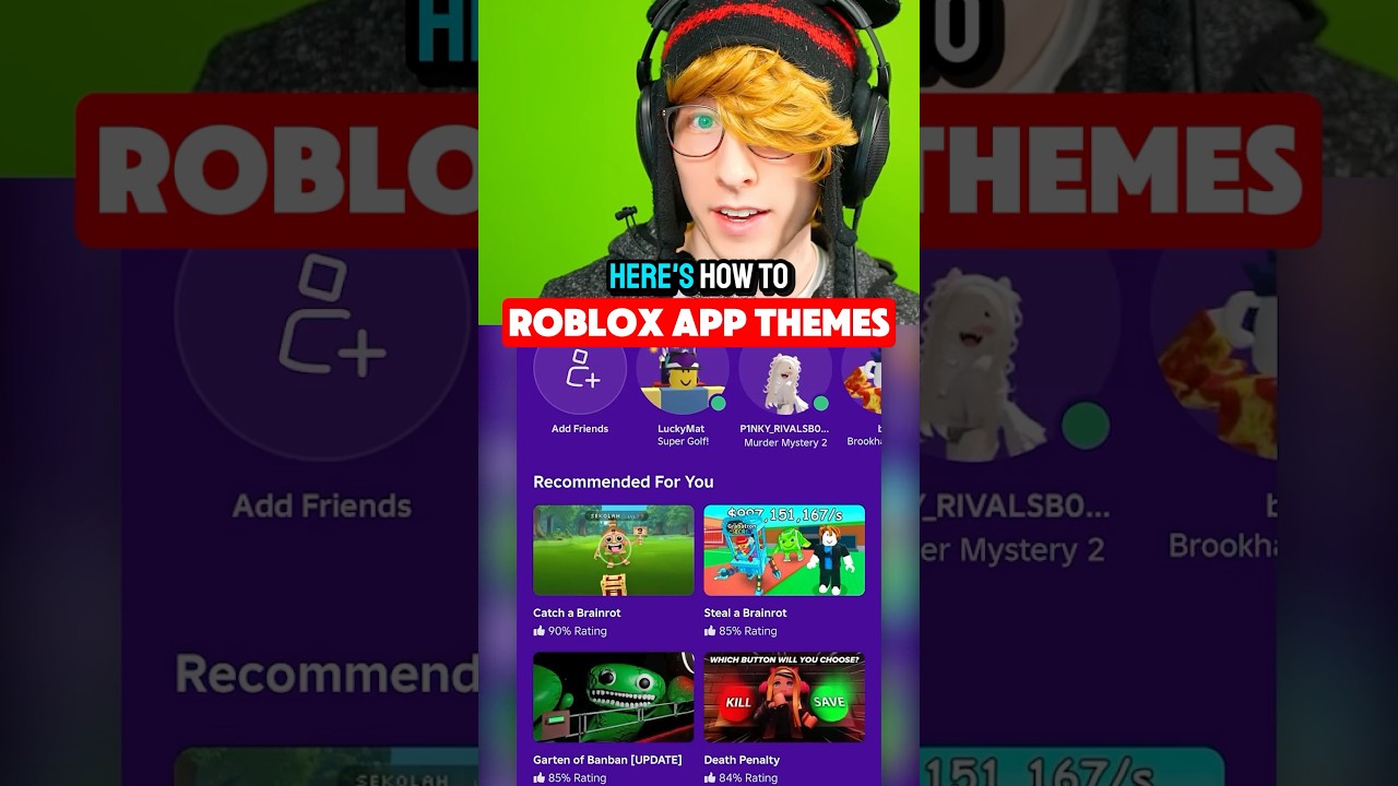 How To Change Roblox App Themes