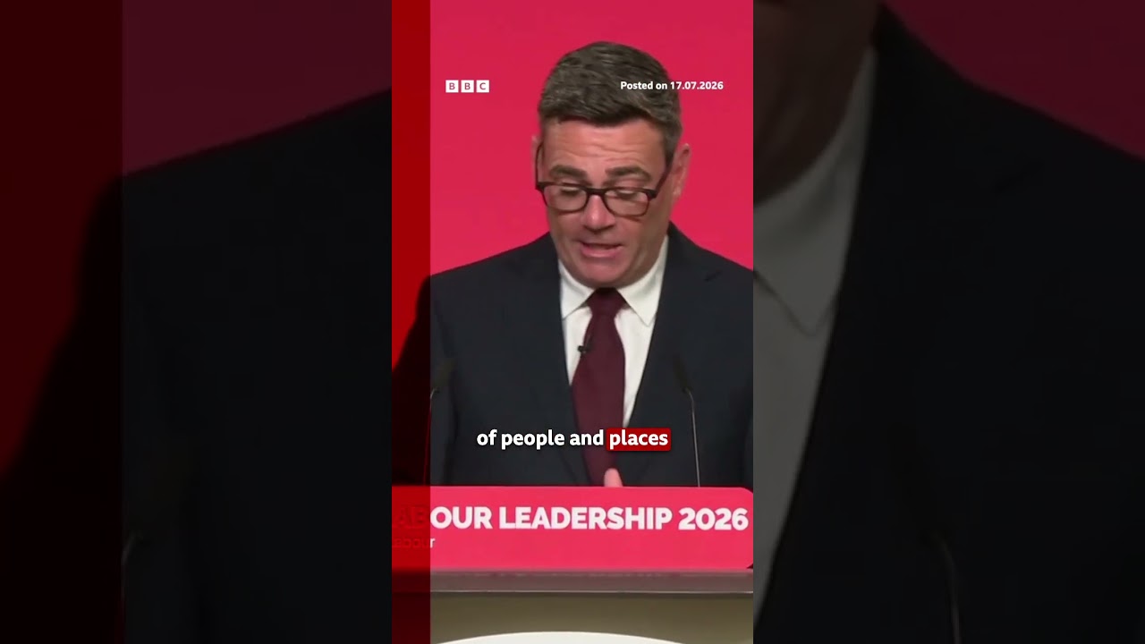 “I am ready,” says Andy Burnham in first speech as Labour Party leader. #BBCNews