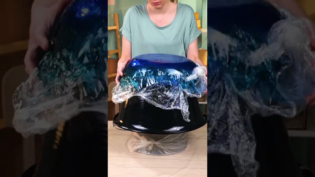 I Made a Beautiful Miniature Fountain with Epoxy Resin! 💦✨