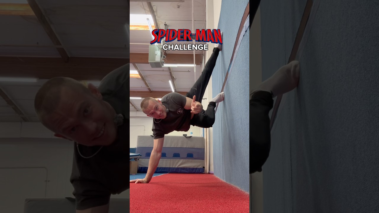 I think I won this trend 🕸️#gymnastics #spiderman #gymnastics #olympics #sports
