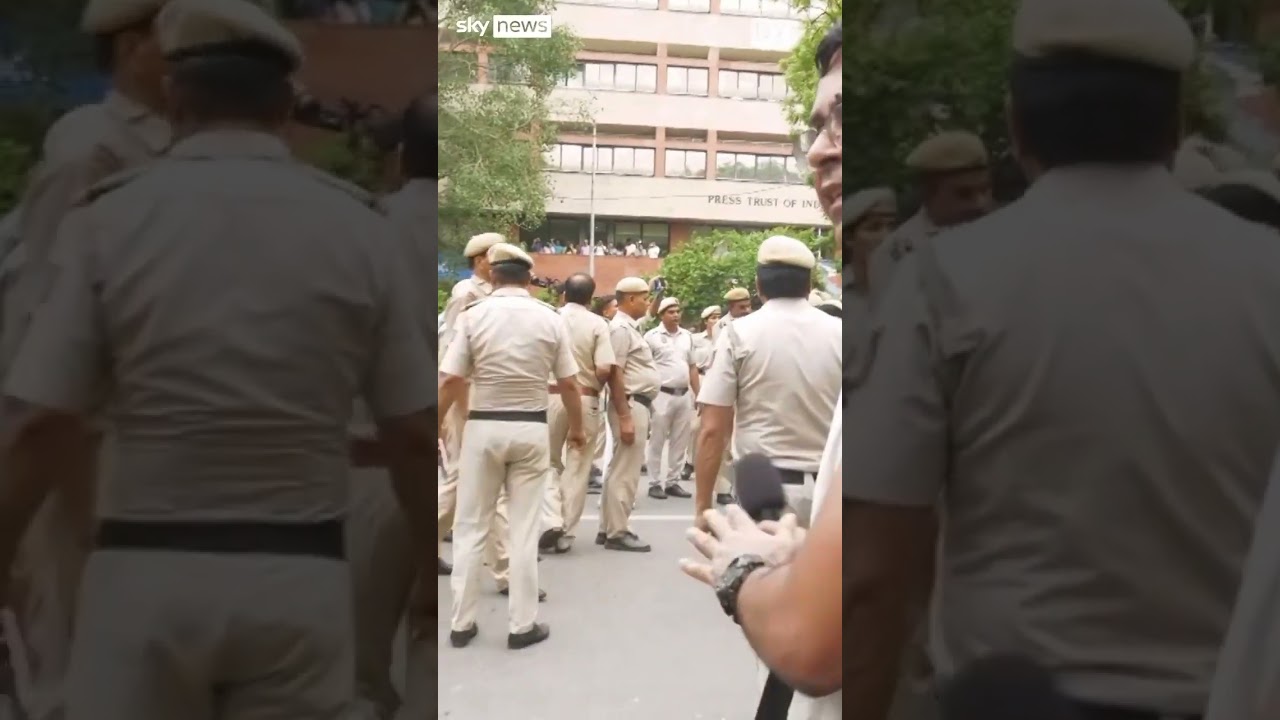 India’s police clash with ‘Cockroach Party’ youth protesters