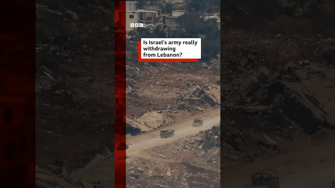 Is Israel’s army really withdrawing from Lebanon? #BBCNews