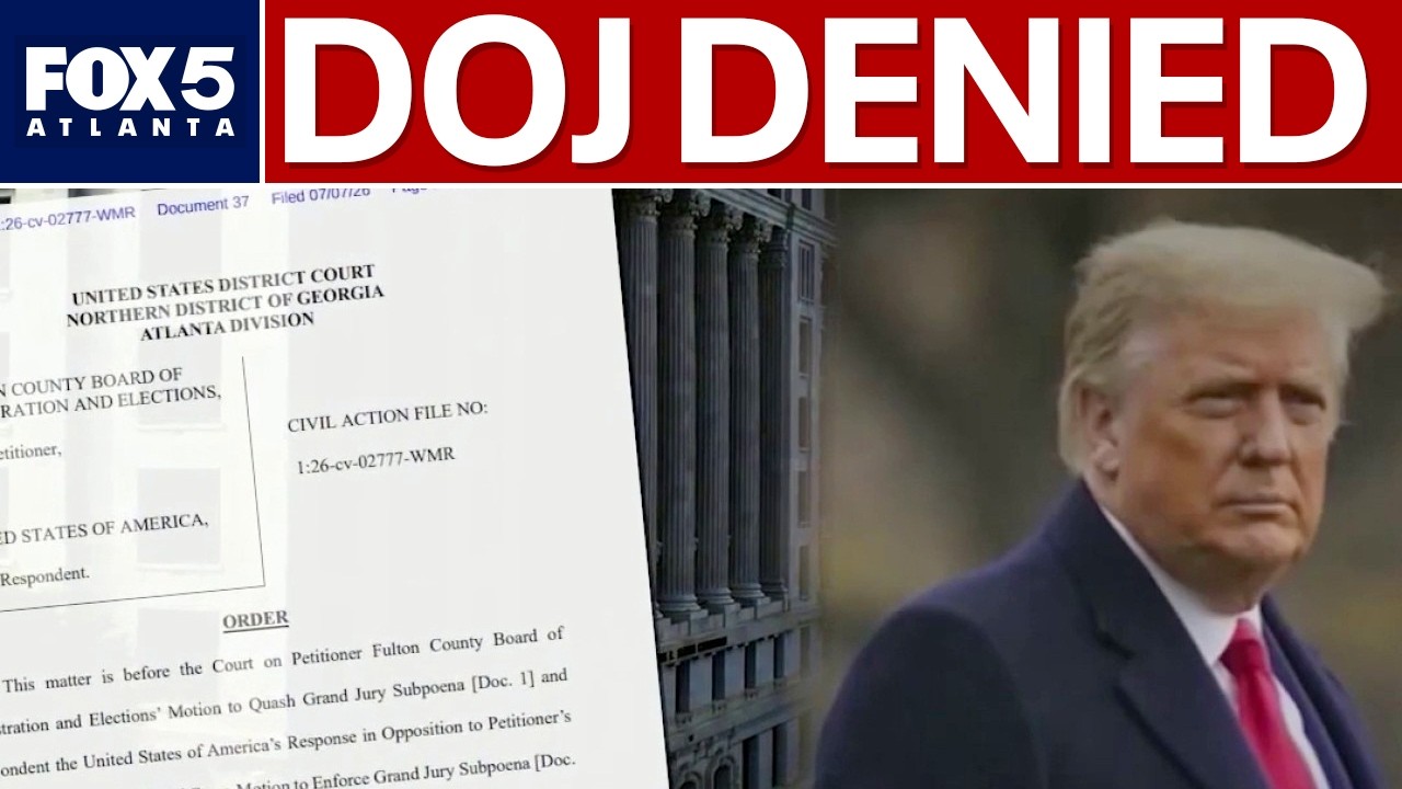 Judge blocks DOJ’s Fulton County worker subpoena | FOX 5 News