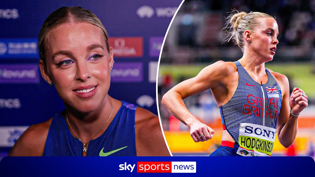 Keely Hodgkinson reacts after falling short of Women’s 800m WR | “I wanted to be faster”