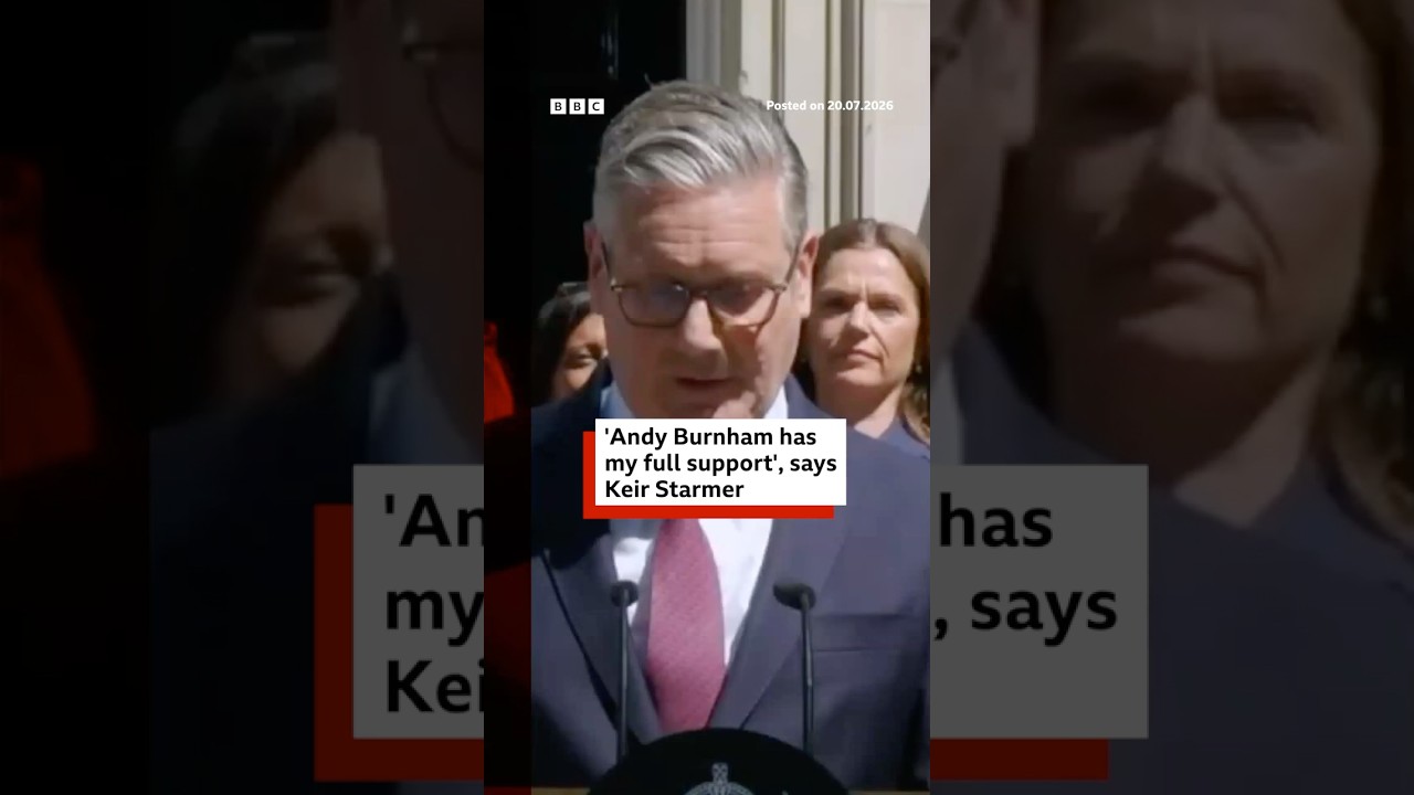 Keir Starmer gives ‘full support’ to his successor Andy Burnham. #KeirStarmer #AndyBurnham #BBCNews