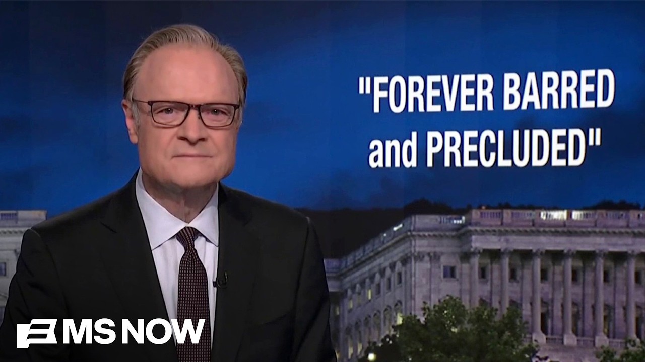 Lawrence: Trump cares more about his slush fund & tax amnesty than Blanche’s confirmation