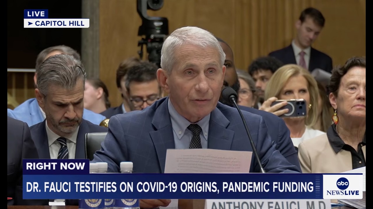 LIVE: Dr. Anthony Fauci invokes 5th Amendment rights during Senate hearing on COVID response
