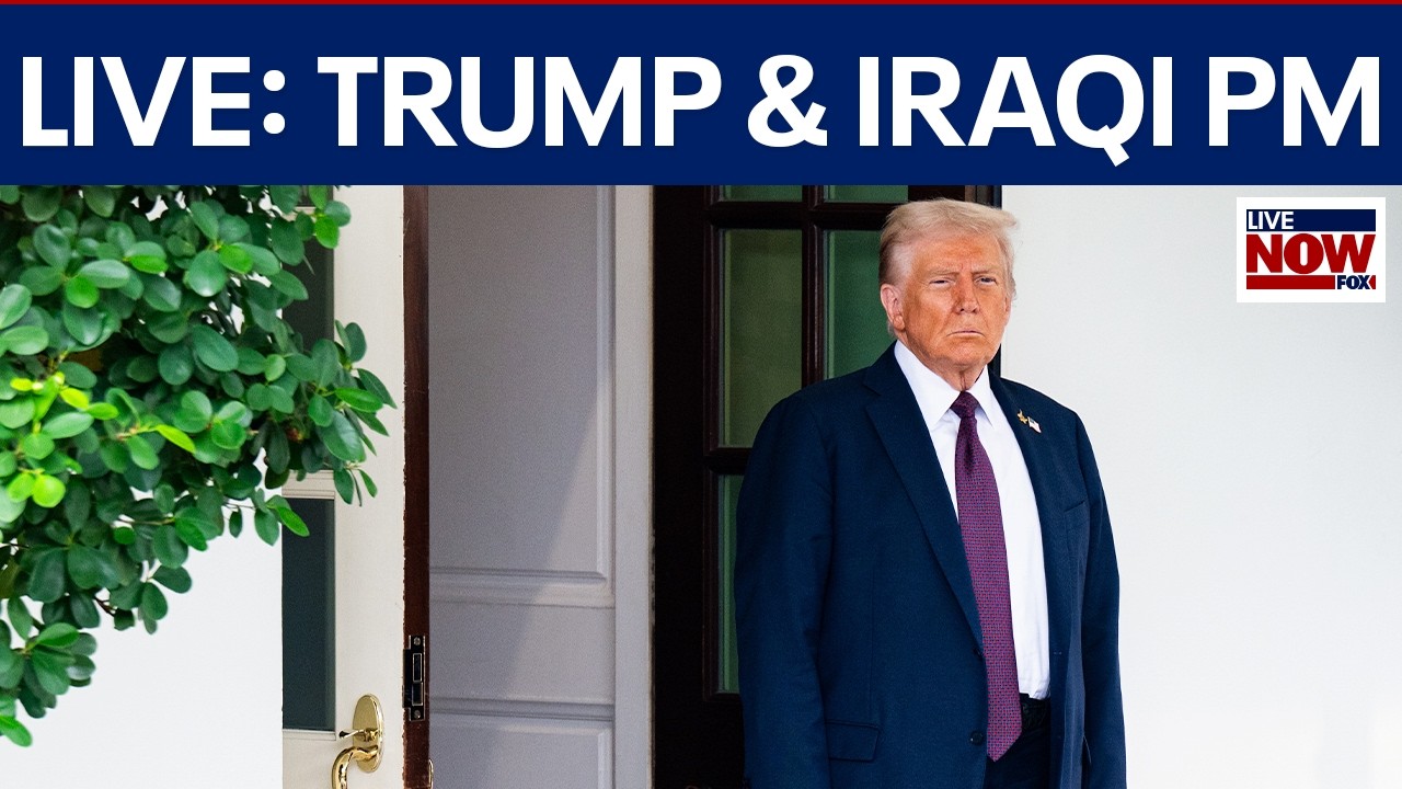 LIVE SOON: President Trump welcomes Iraqi PM amid Middle East conflict