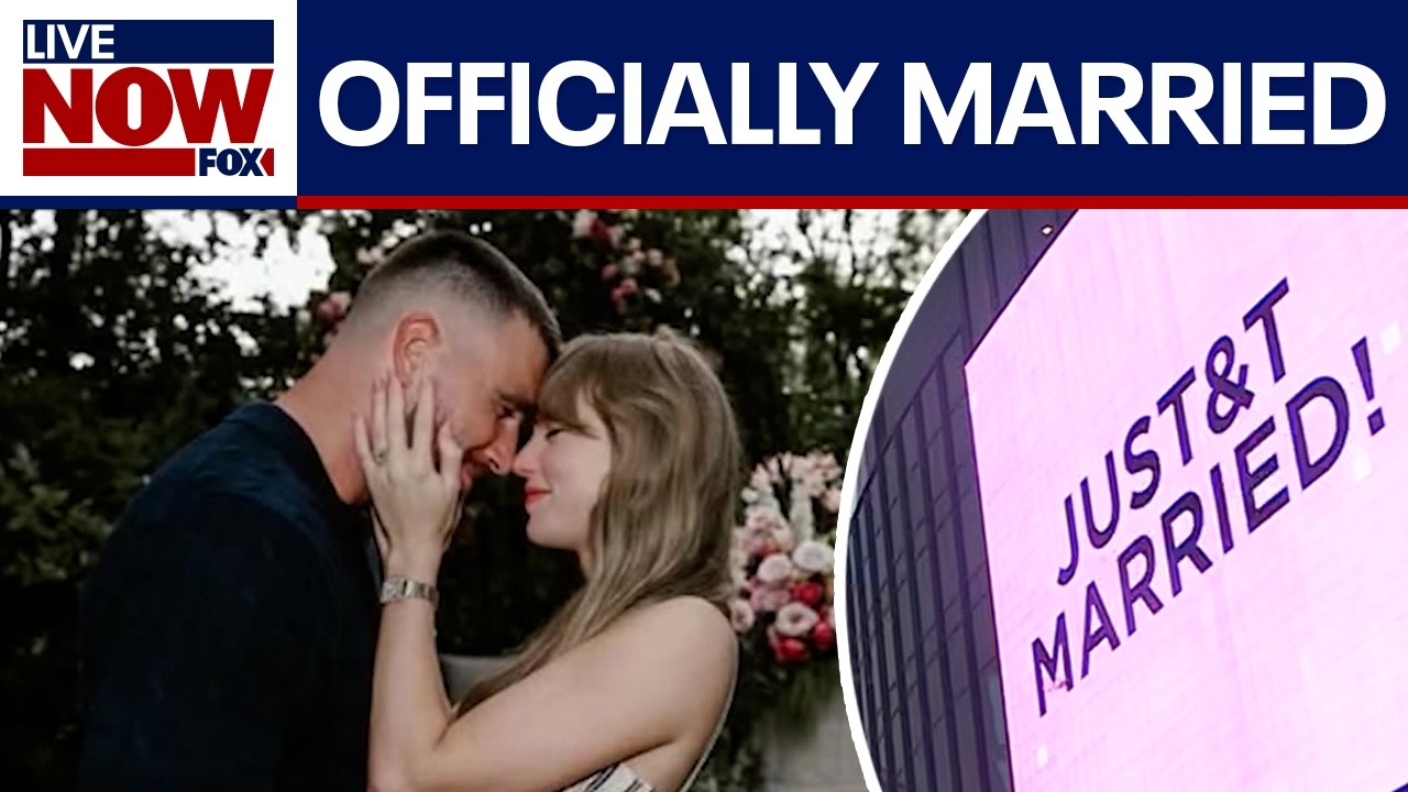 LIVE: Taylor Swift & Travis Kelce officially married at Madison Square Garden