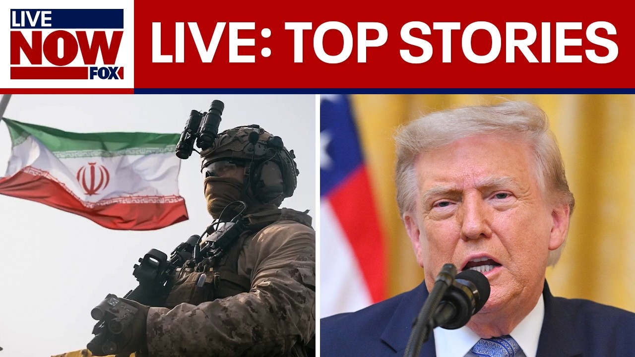 LIVE: Trump address reaction, US strikes in Iran, severe weather, & other top stories