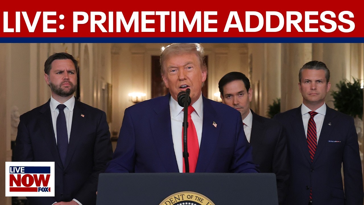 LIVE: Trump delivers address to the nation amid Iran war, midterm elections & more  9PM ET