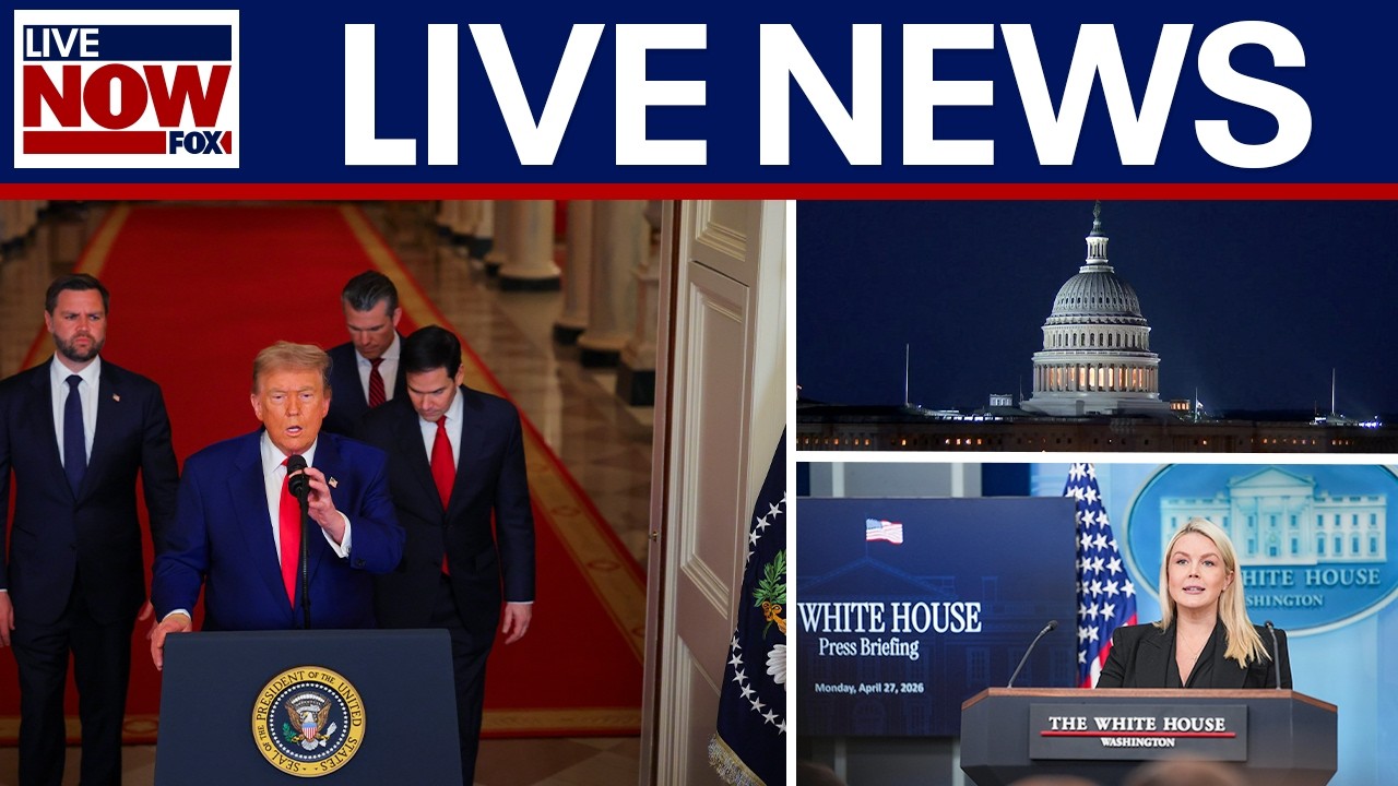 LIVE: Trump primetime address, Leavitt WH press briefing 1PM ET, Iran latest, Blanche senate hearing