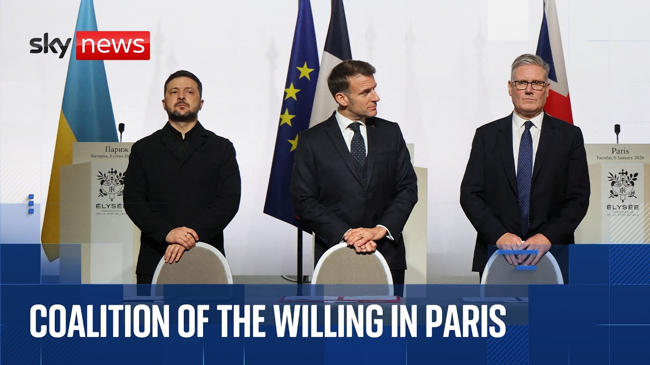 Macron, Zelenskyy and Starmer discuss Ukraine with ‘Coalition of the Willing’
