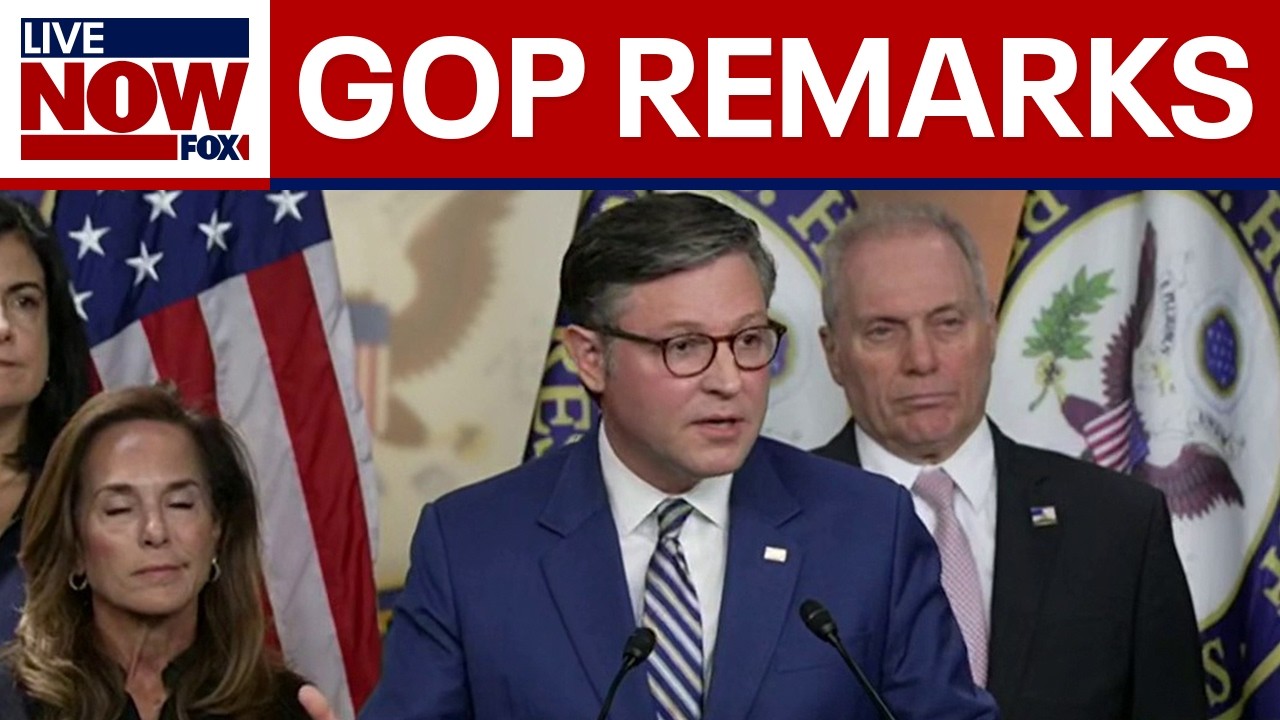 Mike Johnson, House GOP leaders deliver remarks