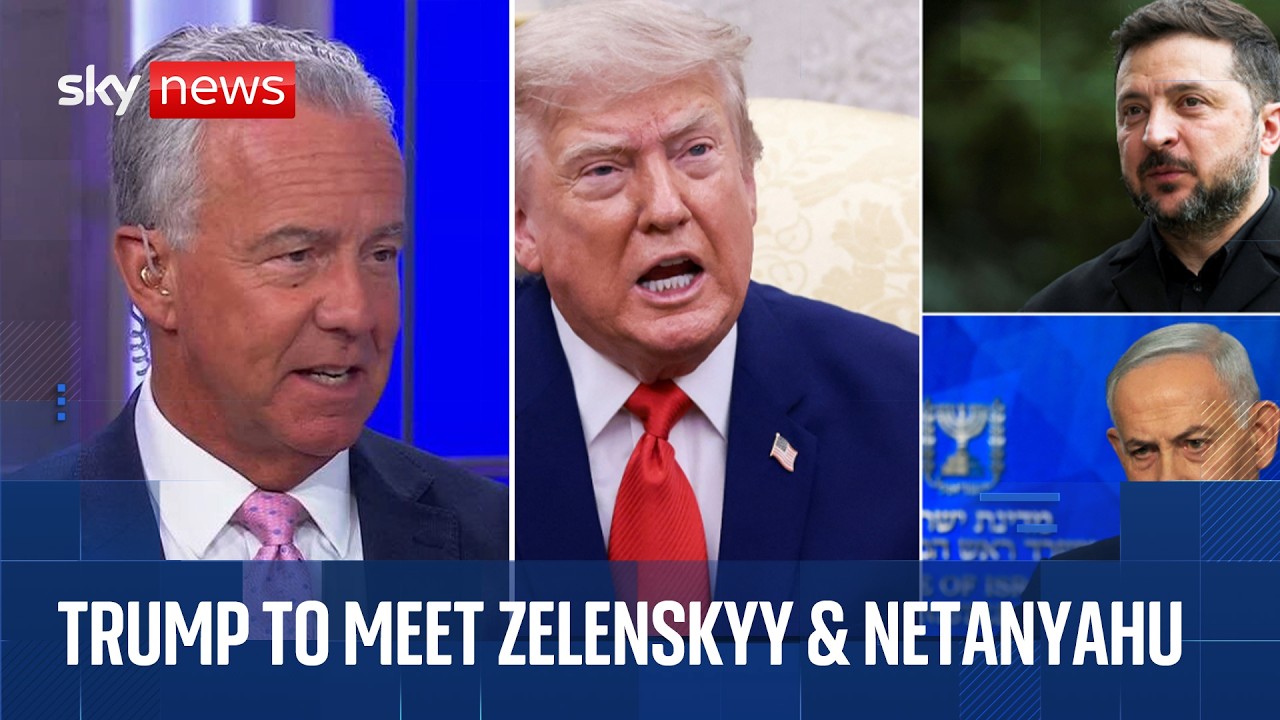 Military analyst Sean Bell previews Trump’s meetings with Zelenskyy and Netanyahu