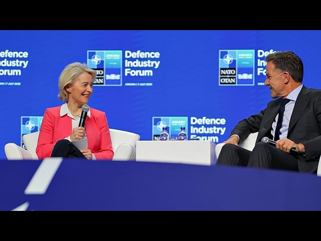NATO must become more European to reduce reliance on US security, von der Leyen and Rutte say