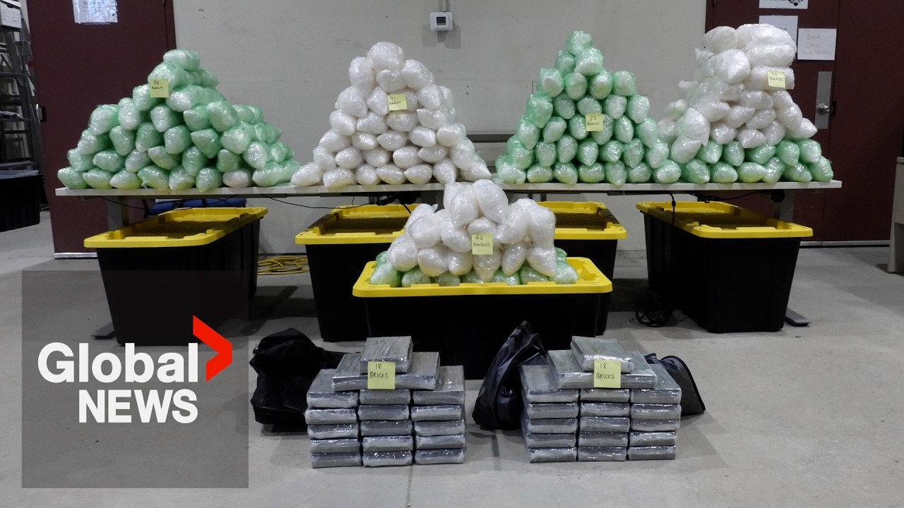 Nearly 1.7 tonnes of drugs worth $139M seized at US-Canada border