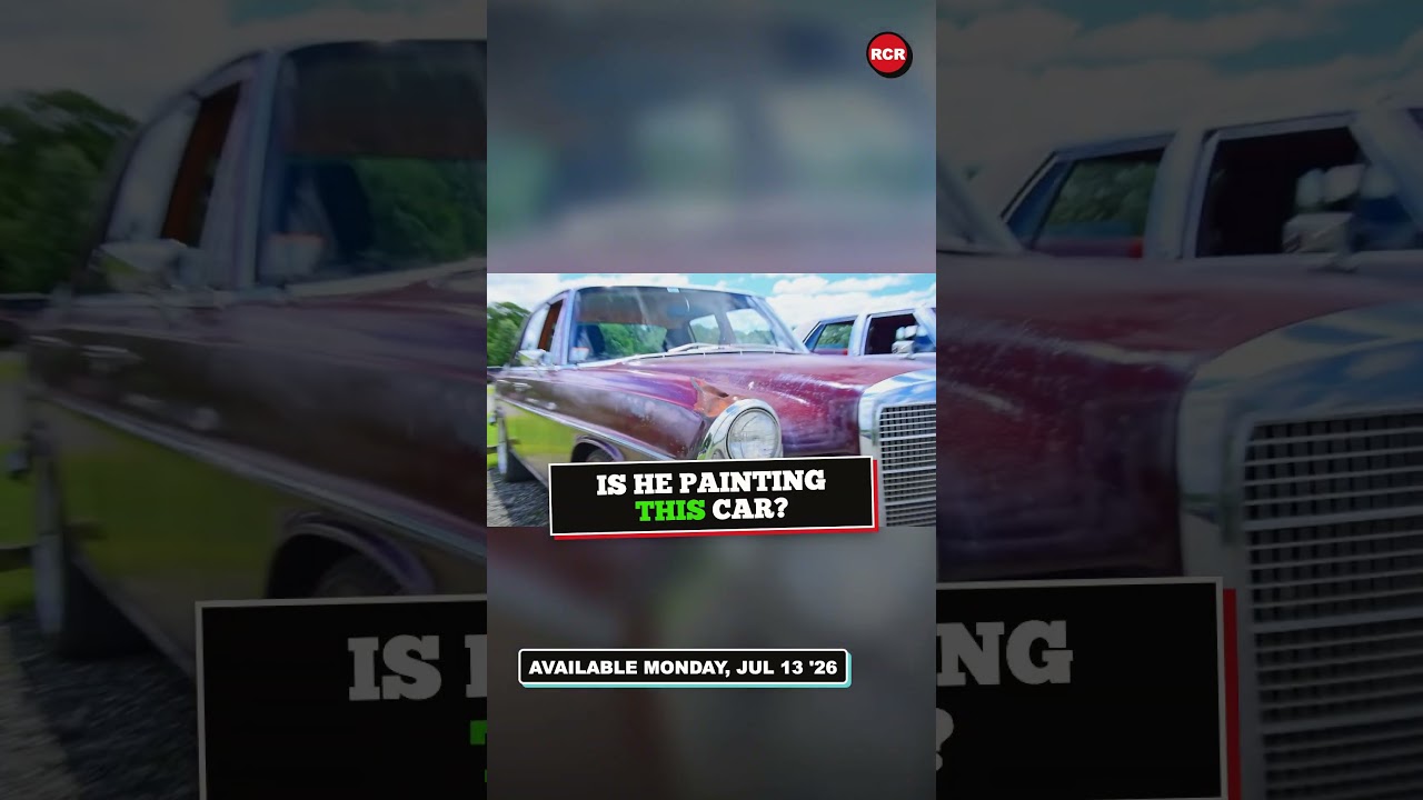 Oh, that is an old car. When are you going to paint it? Full review Monday.