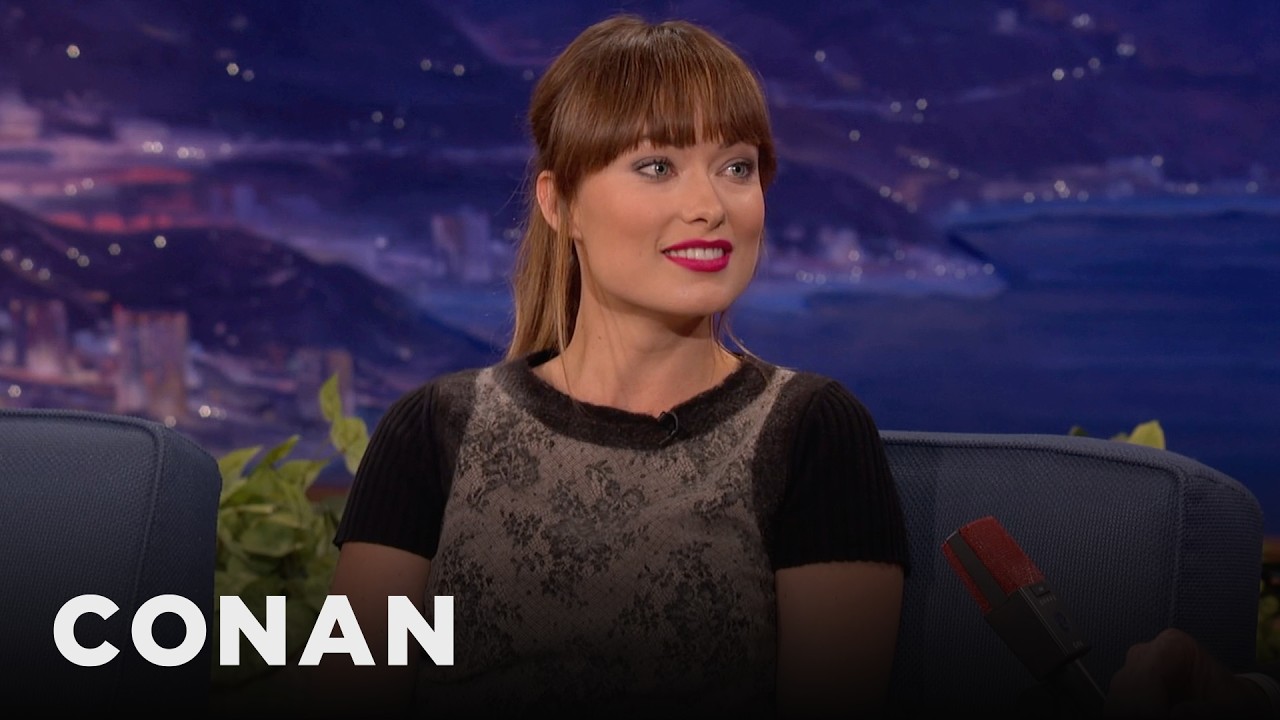 Olivia Wilde Got Into A Golf Cart Crash With Harrison Ford | CONAN on TBS