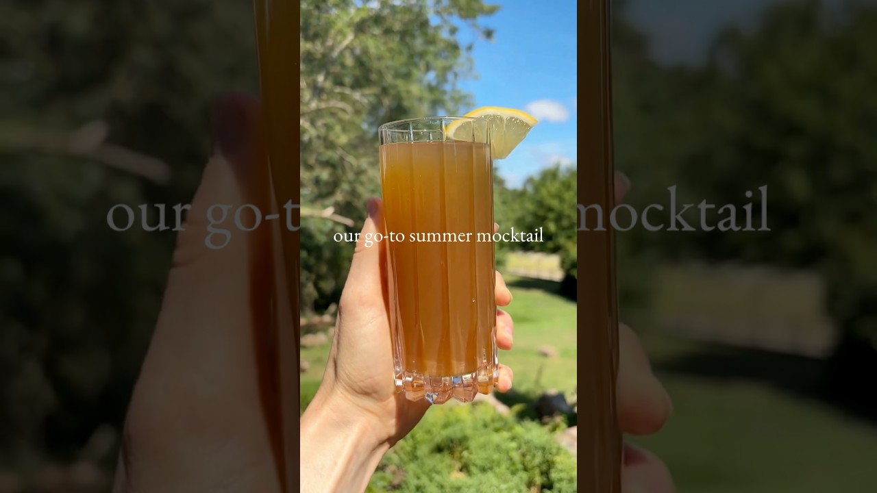 Our go-to summer mocktail #recipe #mocktail #easynutrition #alcoholfree