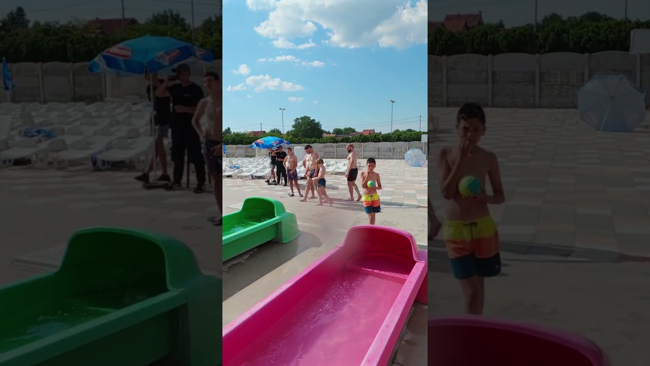 Pink Line Water Slide at S Klub Aquapark 🇷🇸