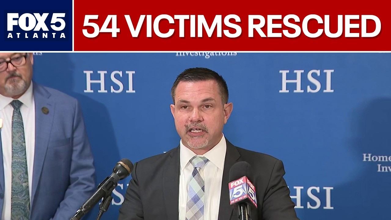 PRESSER: 54 victims rescued in Atlanta’s ‘Operation Red Card’ | FOX 5 News