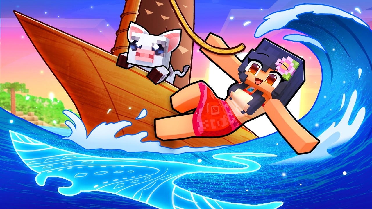 Reborn as MOANA in Minecraft!