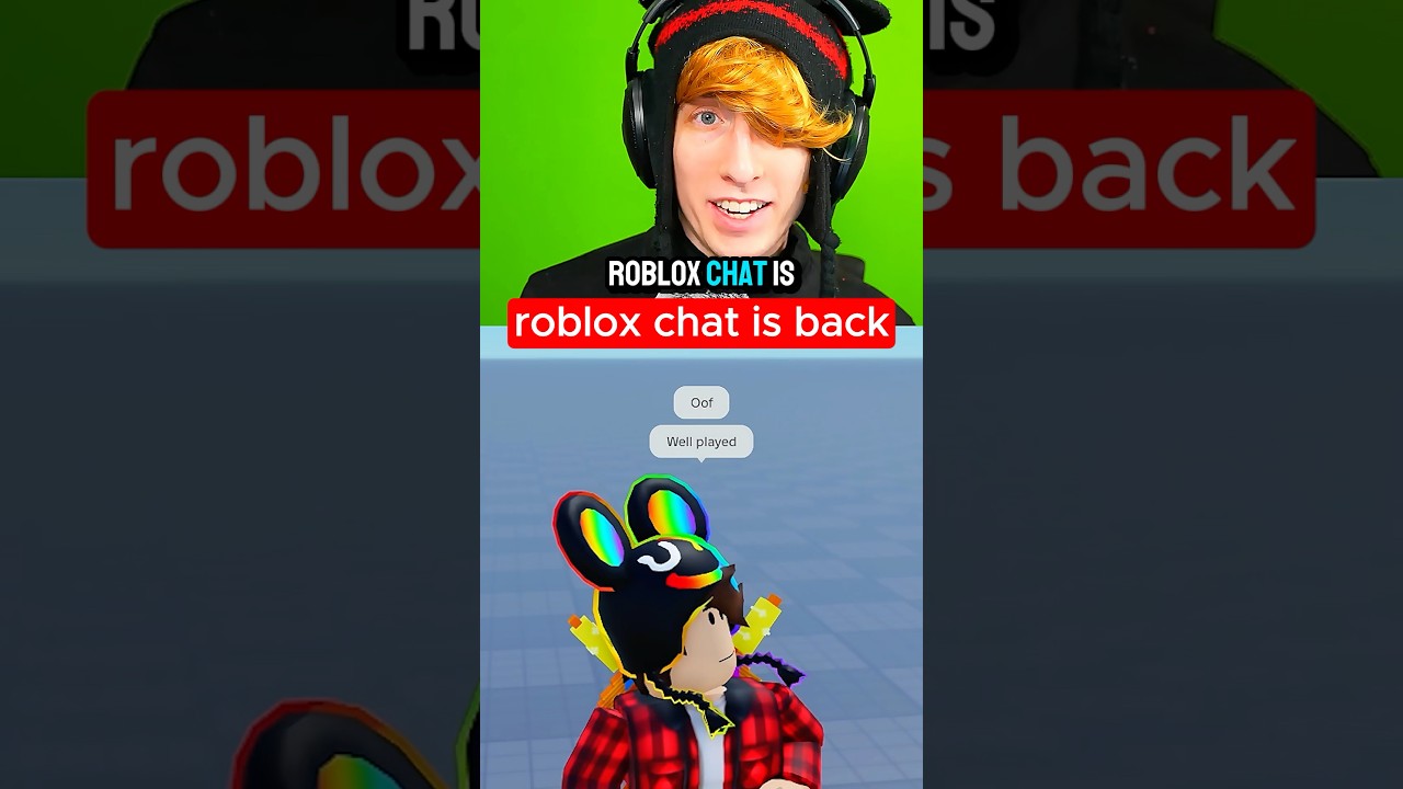 Roblox chat is back? 🤔
