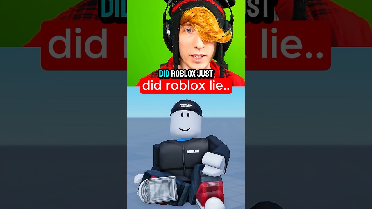 Roblox got caught lying..