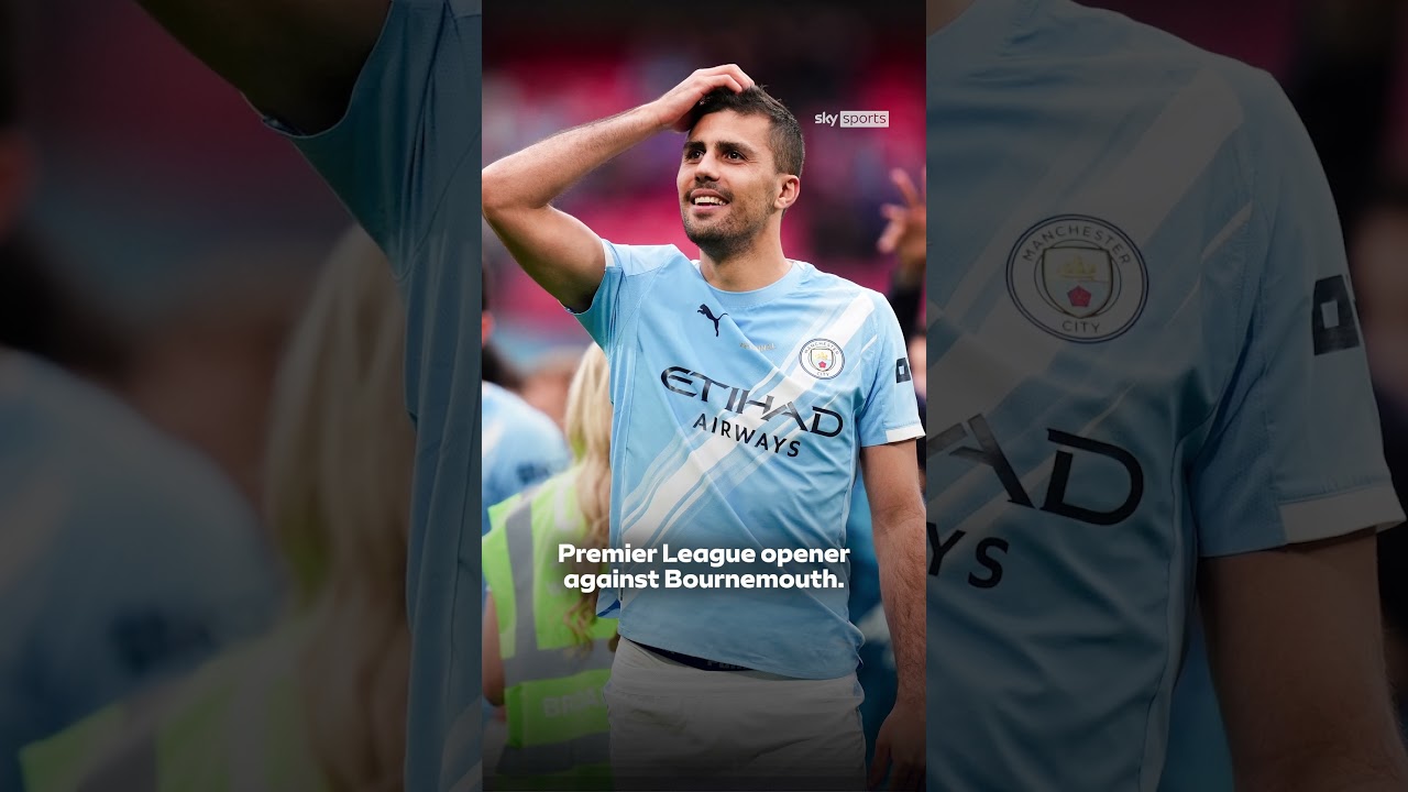 Rodri to undergo back surgery and is a doubt for Man City’s Premier League start
