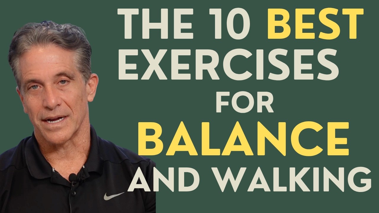 Seniors: 10 Simple Exercises for Balance and Walking!