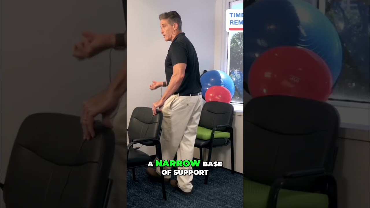Seniors: A Simple Balance Exercise that Improves Walking #physicaltherapy #seniorfitness