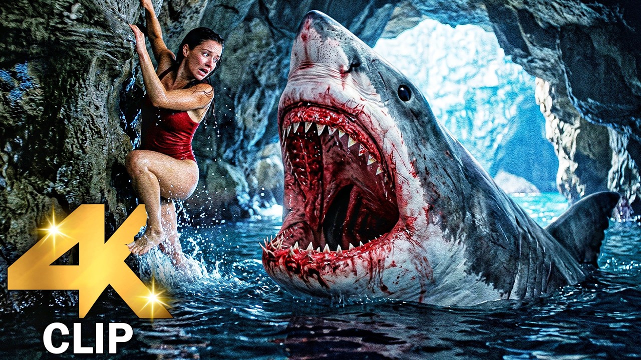 Shark Attack Scene | THE DEVIL’S MOUTH (2026) MOVIE CLIP 4K