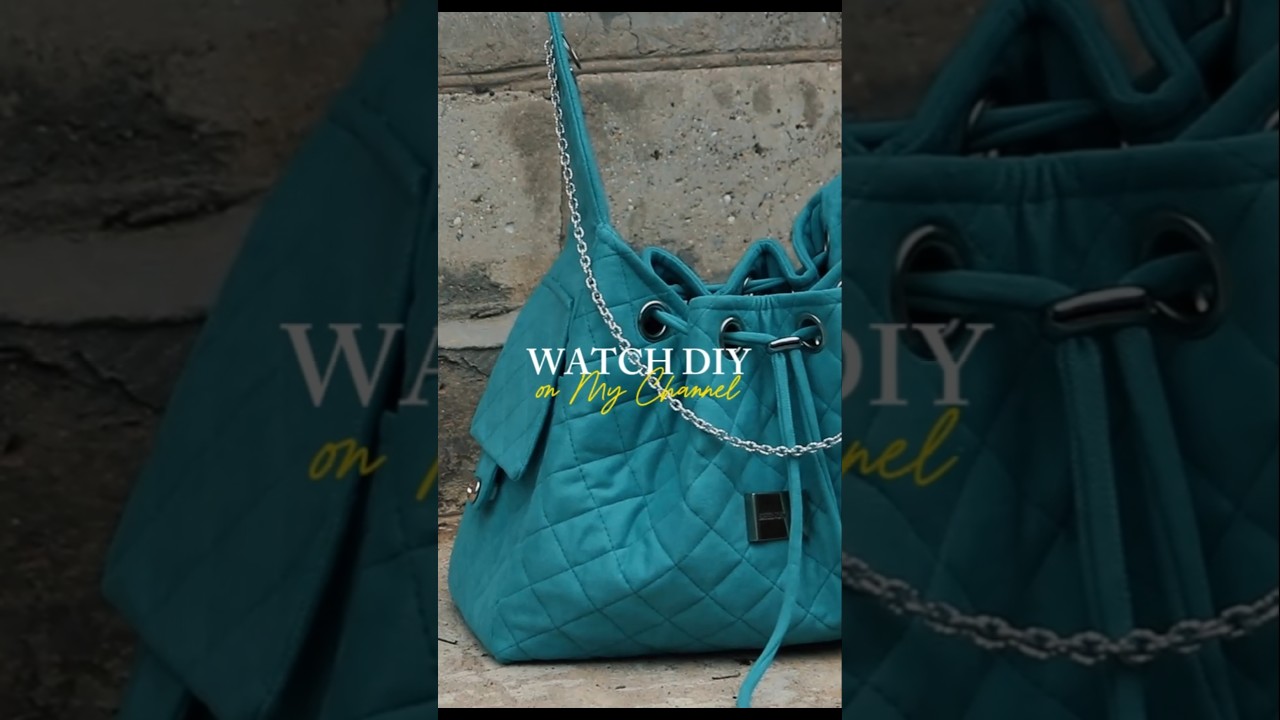 she did it better than Chanel brand and that’s why #sewing #diybag #bagpattern