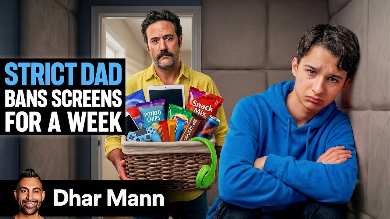 Strict Dad Takes Kid’s Phone For A Week | Dhar Mann Studios