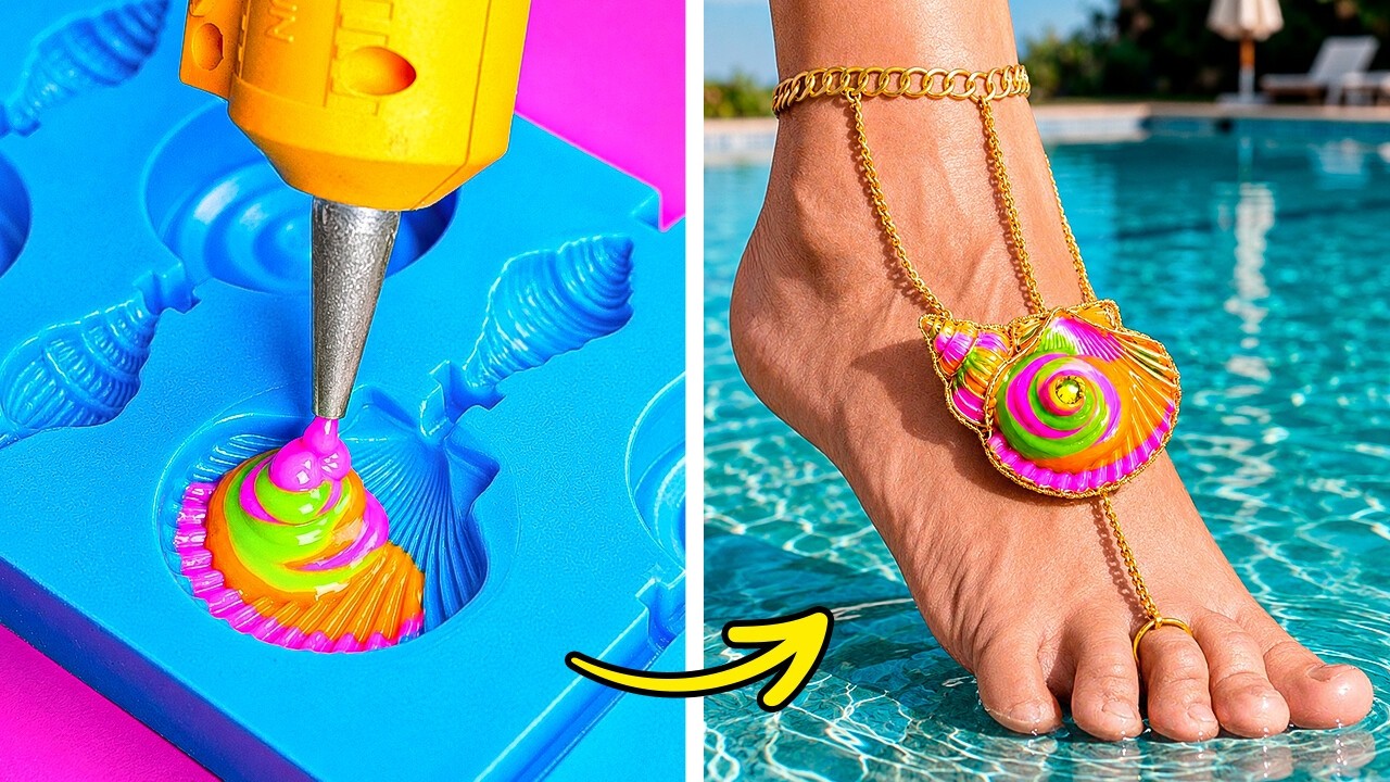 Stunning DIY JEWELRY 🐚 Cutest Ideas for your feet, hands and neck!