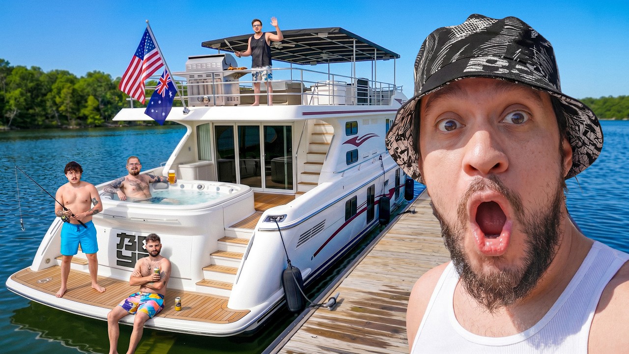 The Boys Rented a Houseboat for 24 Hours