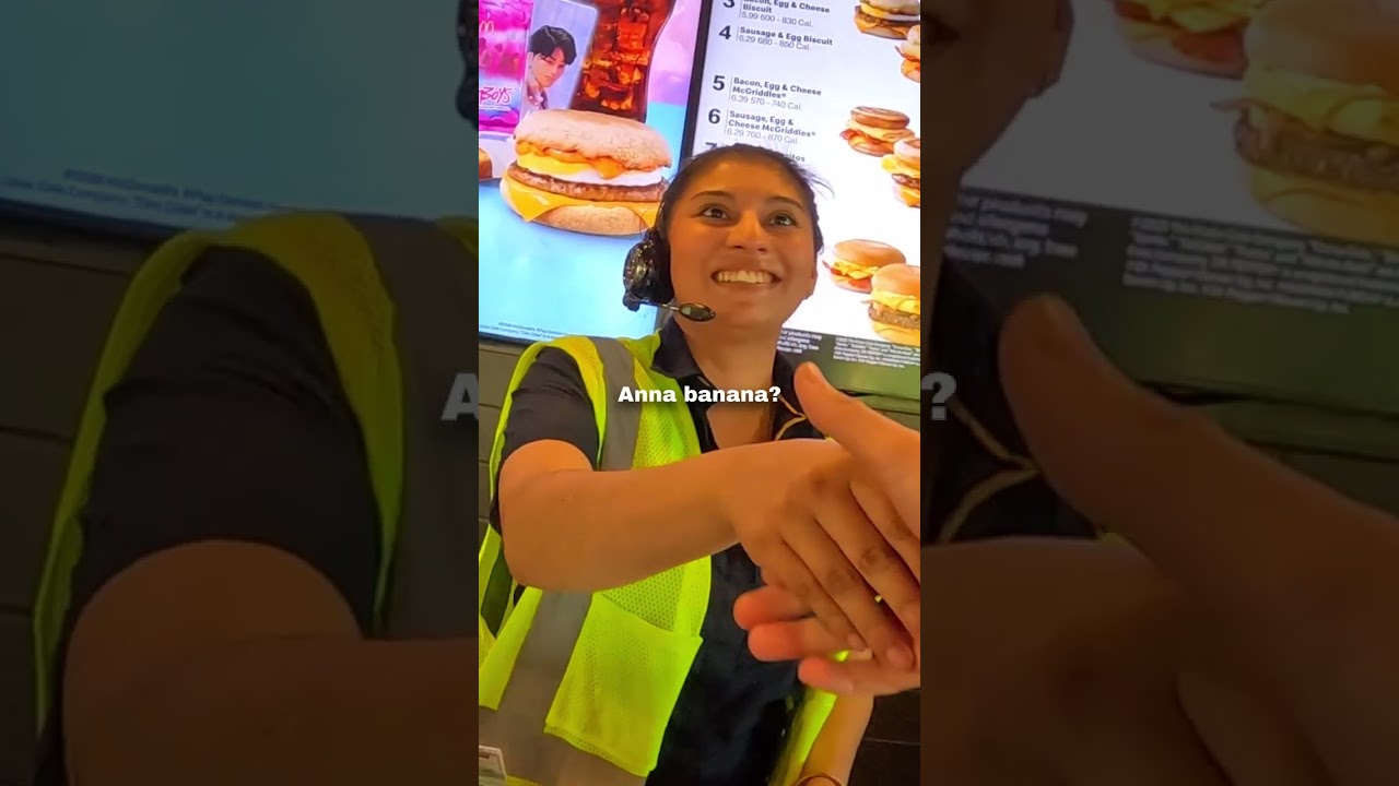 The nicest McDonalds worker ever! 🥺❤️