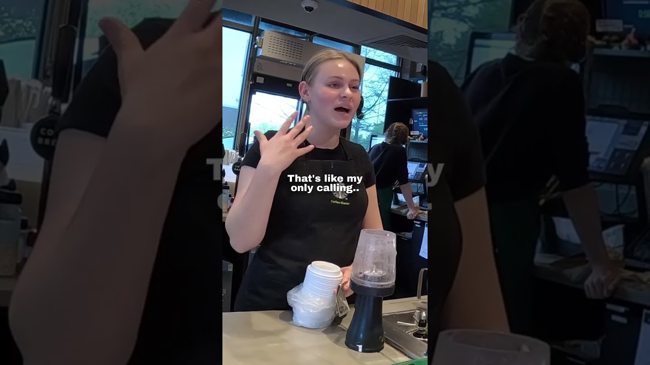 The nicest Starbucks worker ever 🥺❤️