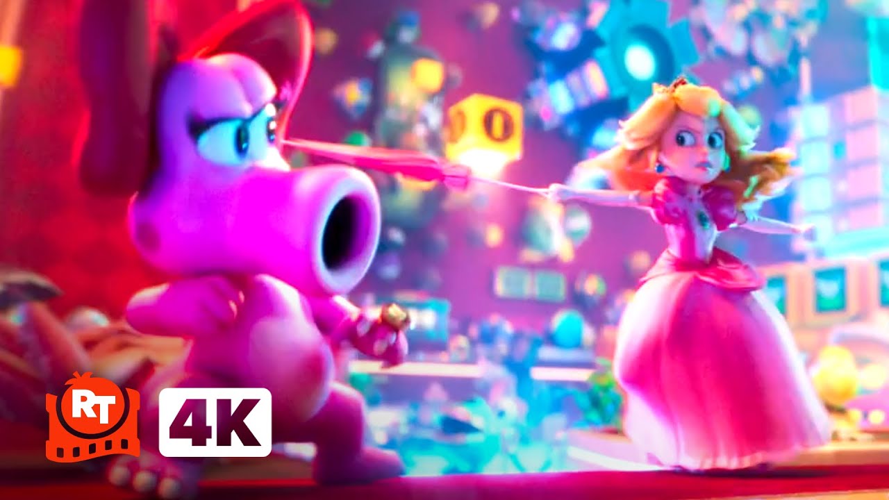 The Super Mario Galaxy Movie (2026) 4K – Peach vs. Birdo & Wart (4/11) | Movieclips