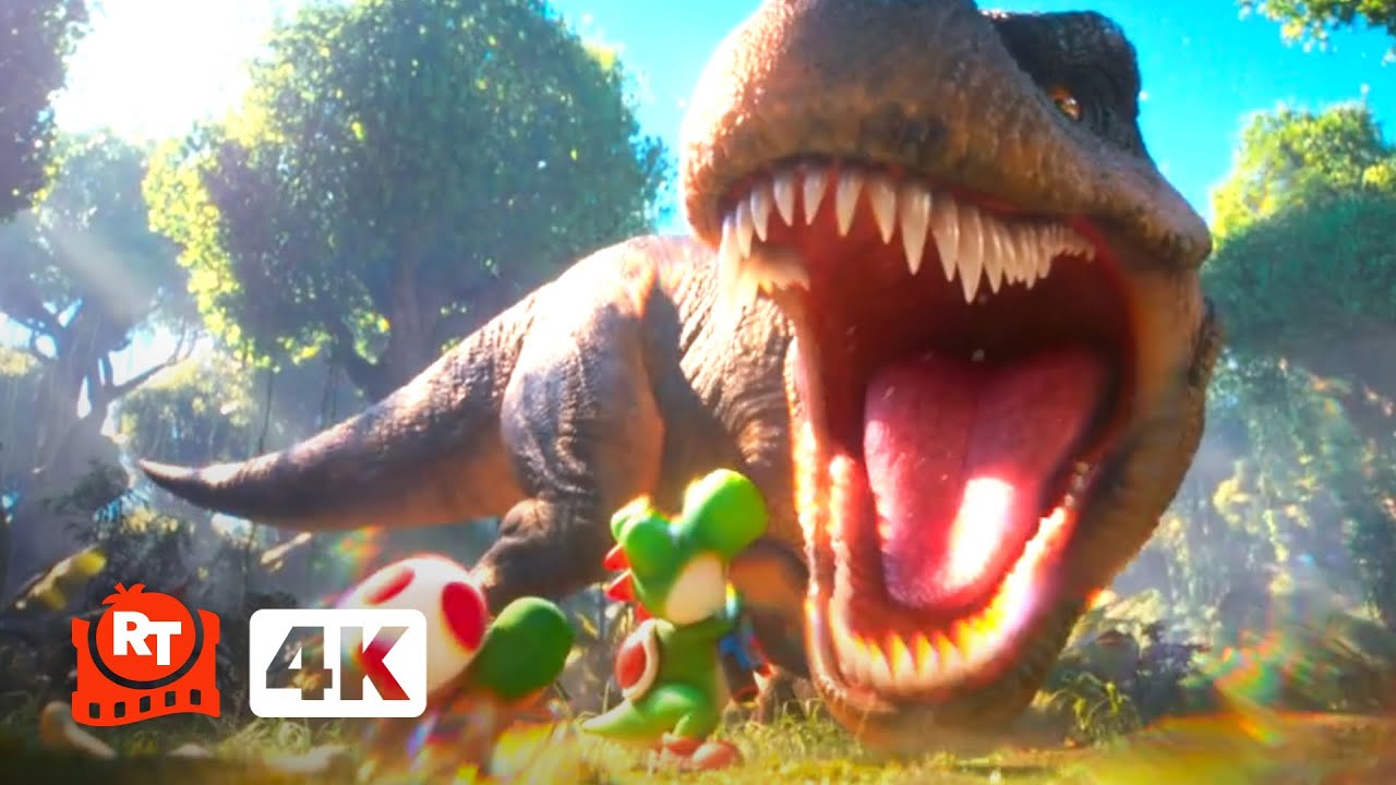 The Super Mario Galaxy Movie (2026) 4K – T-REX ATTACK! (8/11) | Movieclips