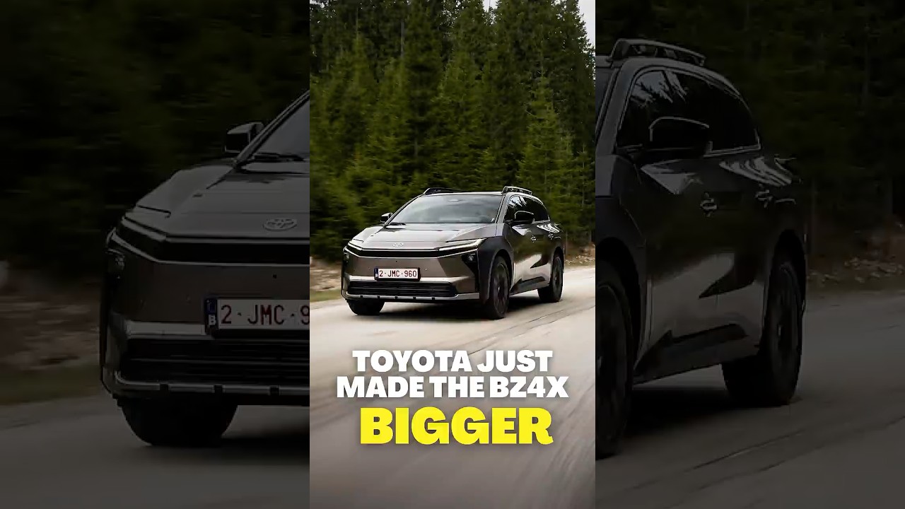 The Toyota bZ4X just got BIGGER! #Toyota #bz4X #bz4XTouring #ElectricCars