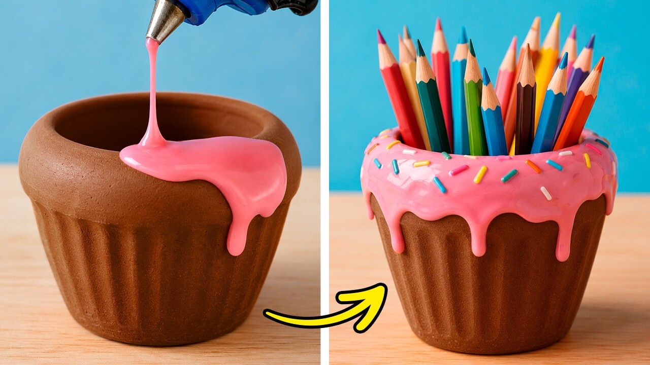 🌈 These Colorful Glue Gun Crafts Cost $1 But Look Like $100! 💰✨
